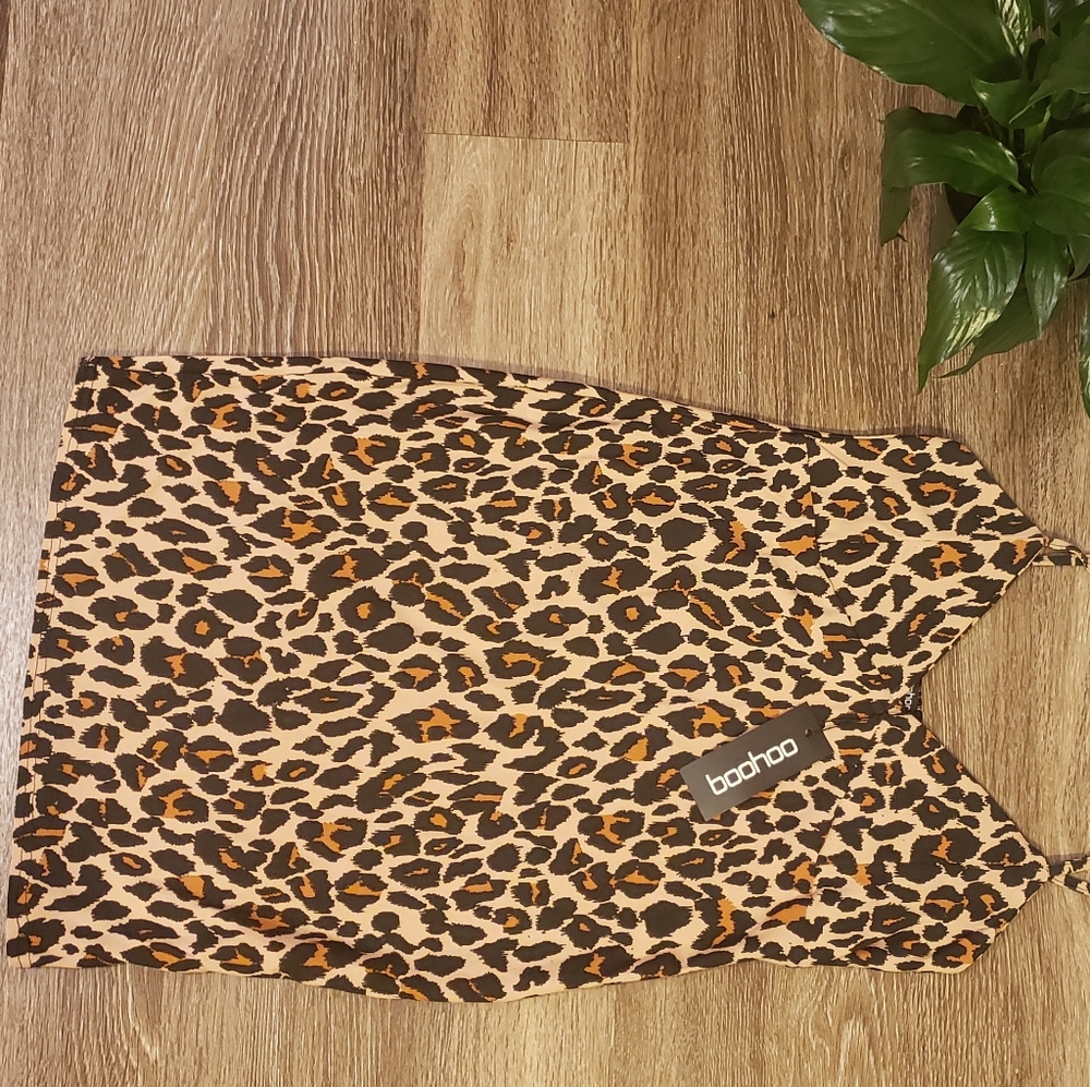 Leopard Print Mini Dress